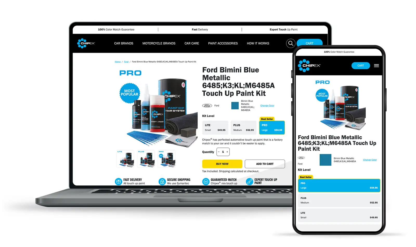 Chipex website example